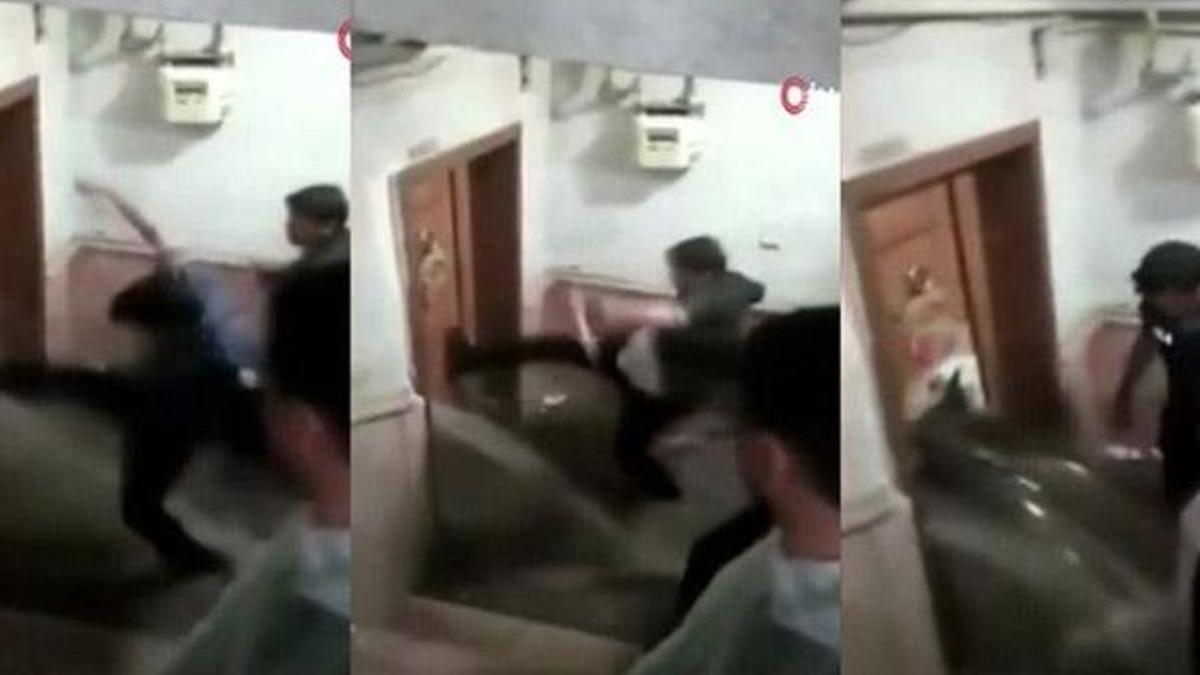 Ankara'da korku dolu anlar! Evin tavanına kadar yükseldi...