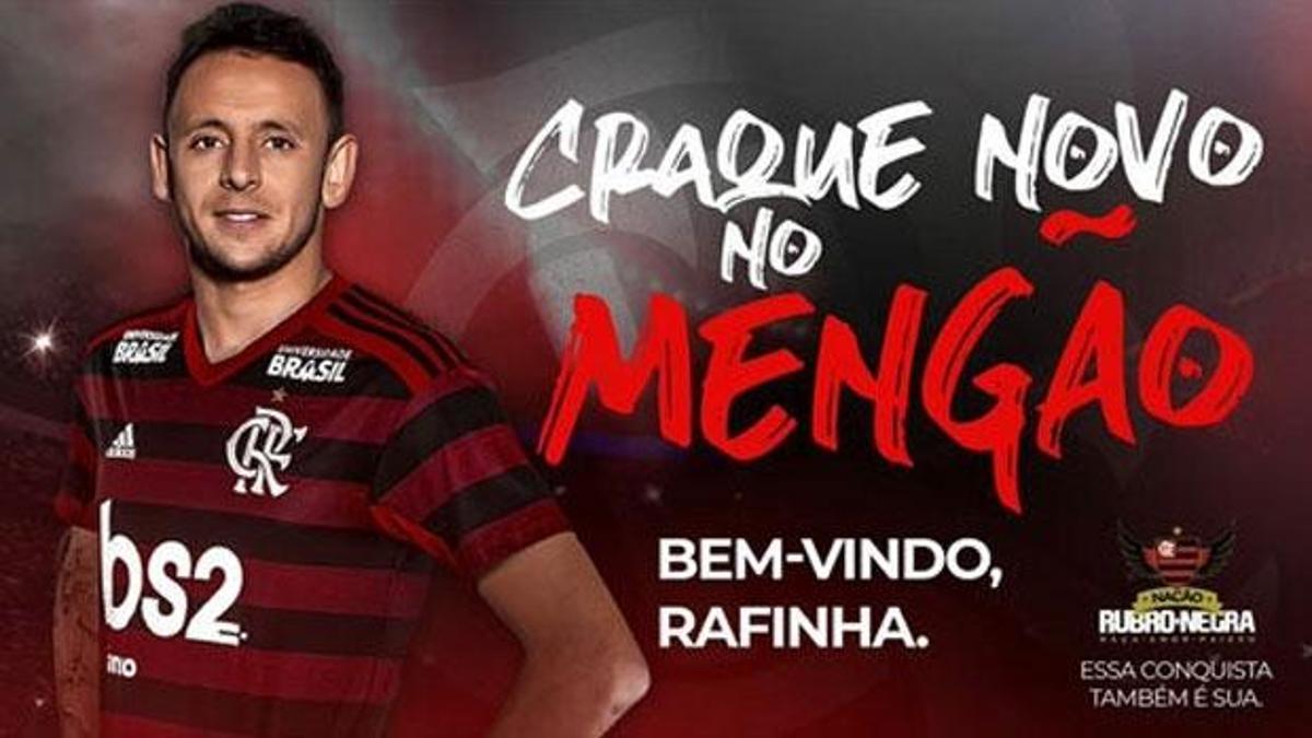 Rafinha Flamengo ile sözleşme imzaladı