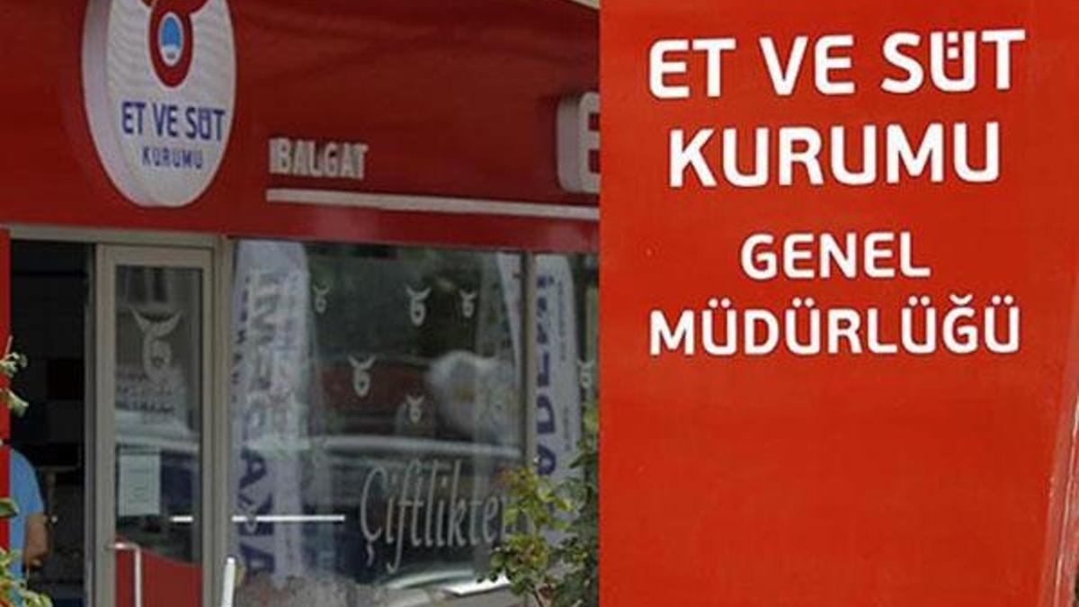 Et ve Süt Kurumu'ndan et satışı duyurusu