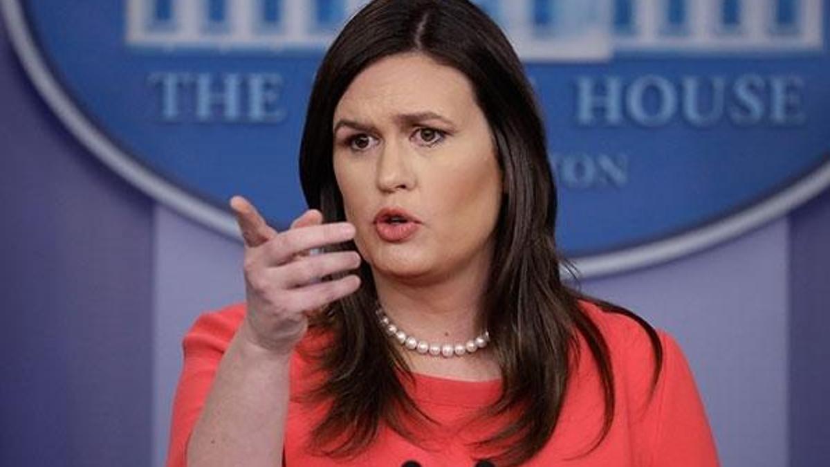 Beyaz Saray Sözcüsü Sanders ay sonunda görevinden ayrılıyor