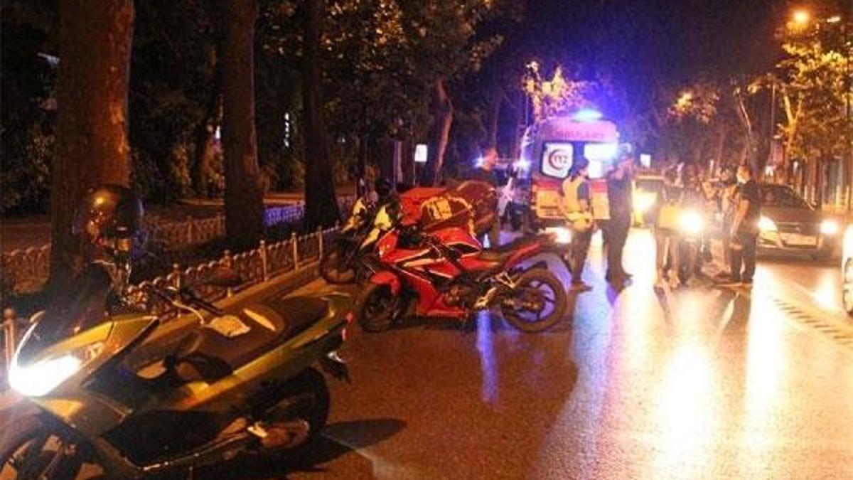 Beşiktaş'ta motosiklet kazası: biri ağır, 2 yaralı
