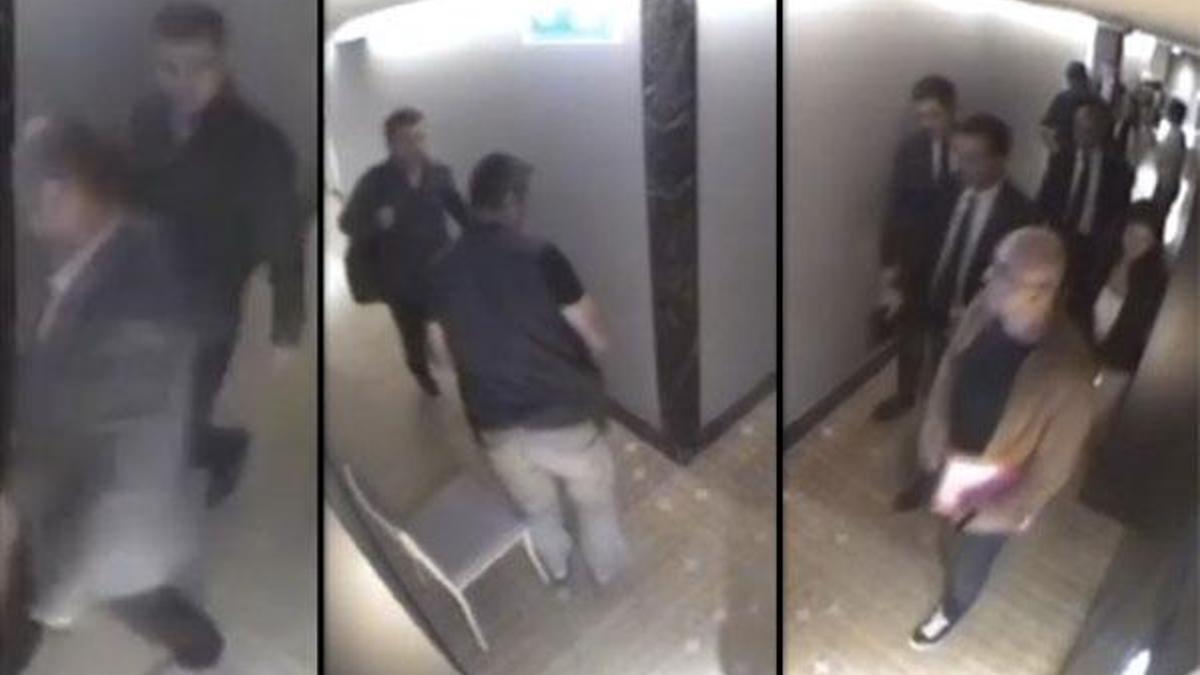 Tartışılan otel buluşmasında yeni görüntüler