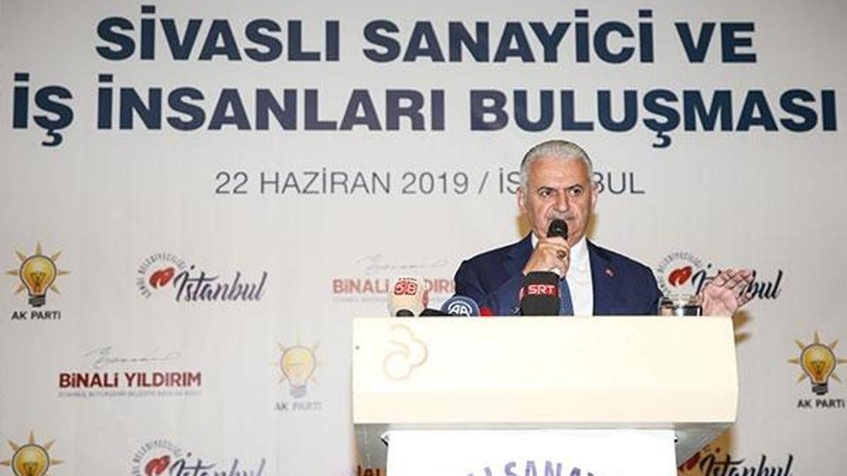 Binali Yıldırım Sivaslı iş adamlarıyla buluştu