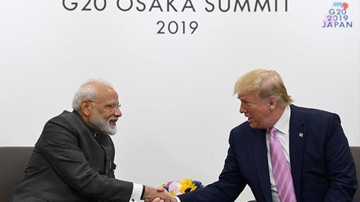 Trump ile Modi Japonya'da görüştü