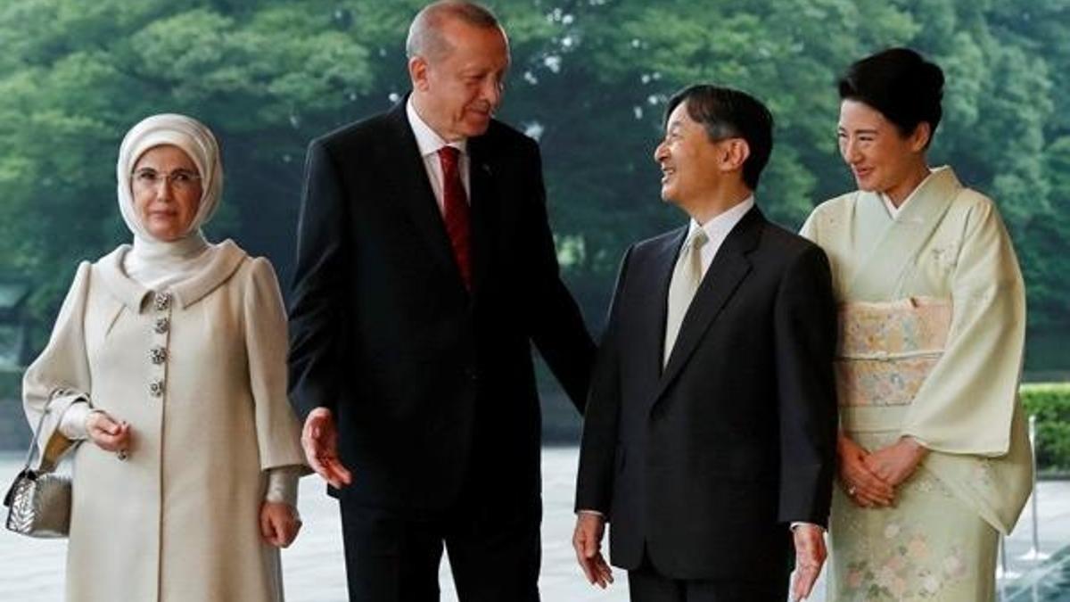 Cumhurbaşkanı Erdoğan Japon İmparatoru ile görüştü!