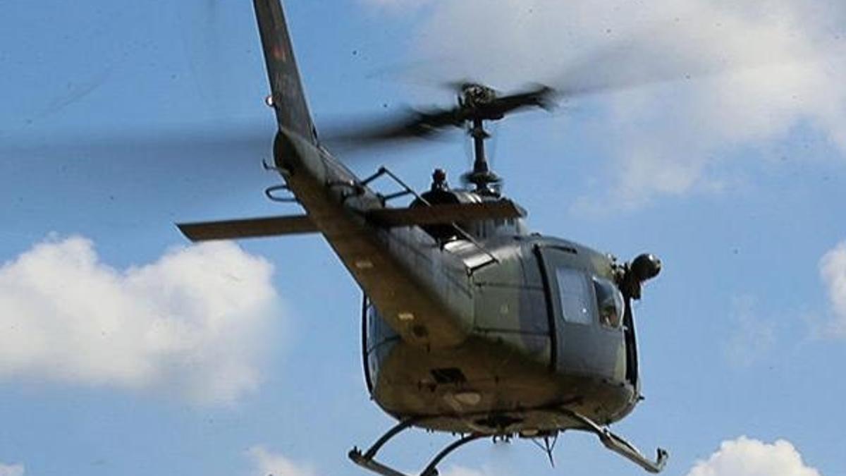 Bir şok daha! Almanya'da bu sefer askeri helikopter düştü...
