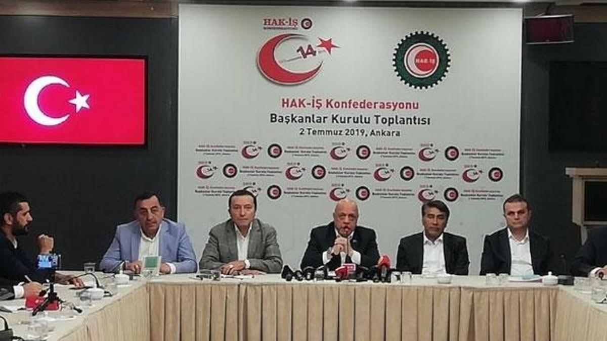 Hak-İş Genel Başkanı Arslan'dan açıklama