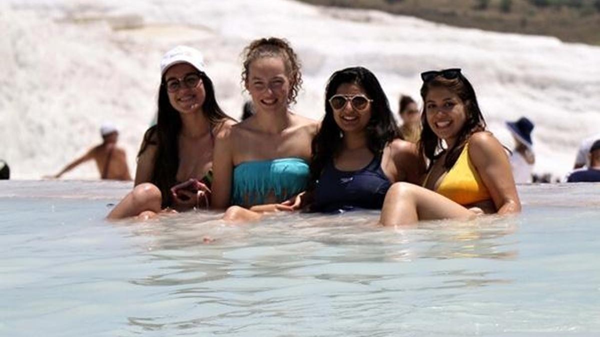 Pamukkale'de tüm zamanların rekoru kırıldı
