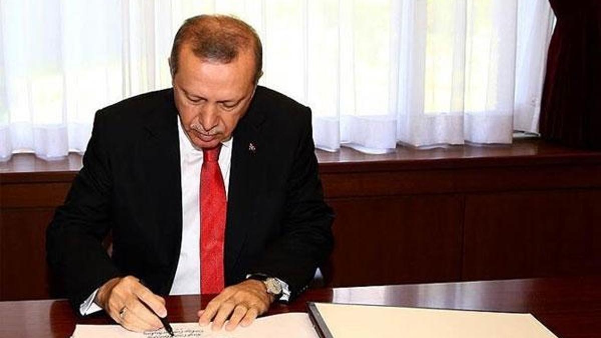 Cumhurbaşkanı Erdoğan'dan atama kararları!