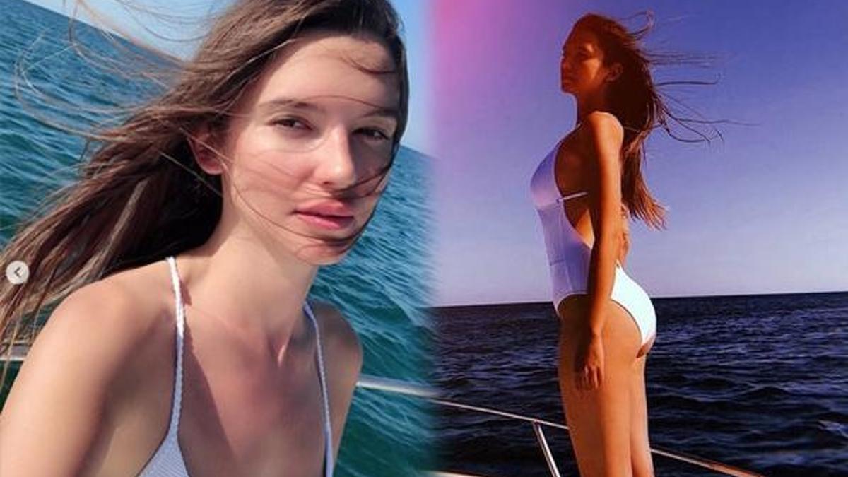 Leyla Lydia Tuğutlu, beyaz mayolu pozuyla büyüledi
