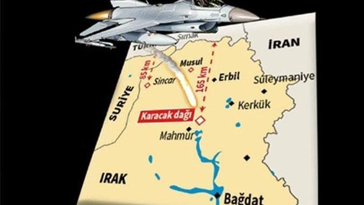 İHA’lar buldu F-16’lar vurdu