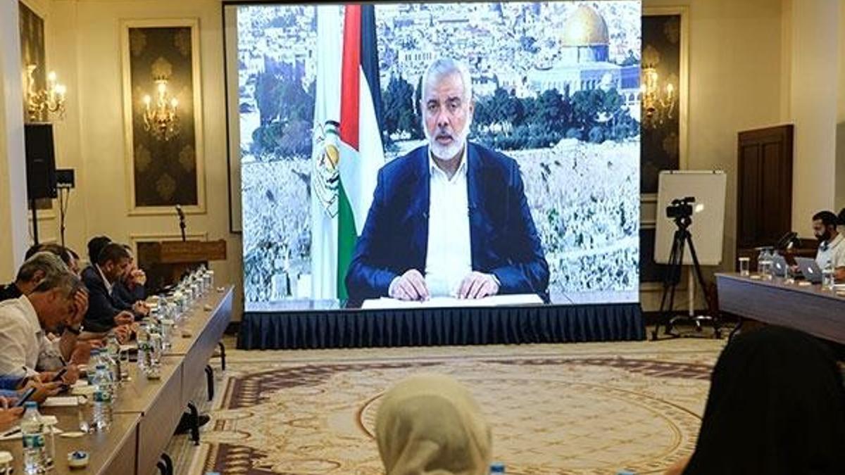 Haniye: Yüzyılın anlaşması olarak nitelenen şeyi tanımayacağımızı ilan ediyoruz