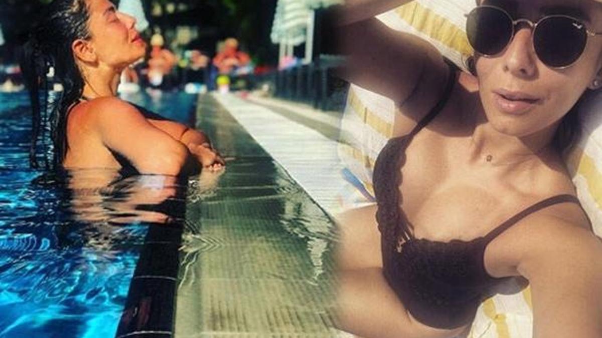 Merve Sevi'den mayolu tatil paylaşımı