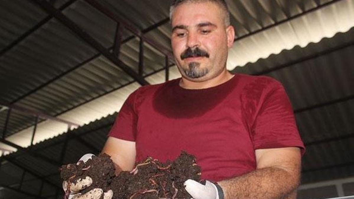 Kariyerine 'solucan gübresi' ile yön verdi