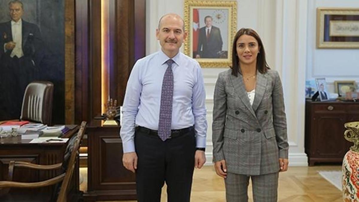 Sabriye Şengül'den İçişleri Bakanı Süleyman Soylu'ya ziyaret