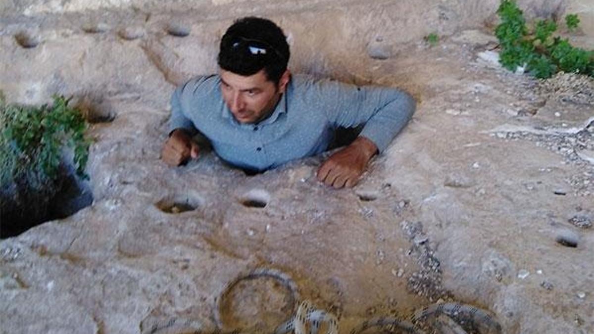 Adıyaman’da bin 800 yıllık tripleks mağaralara ilk kez girildi