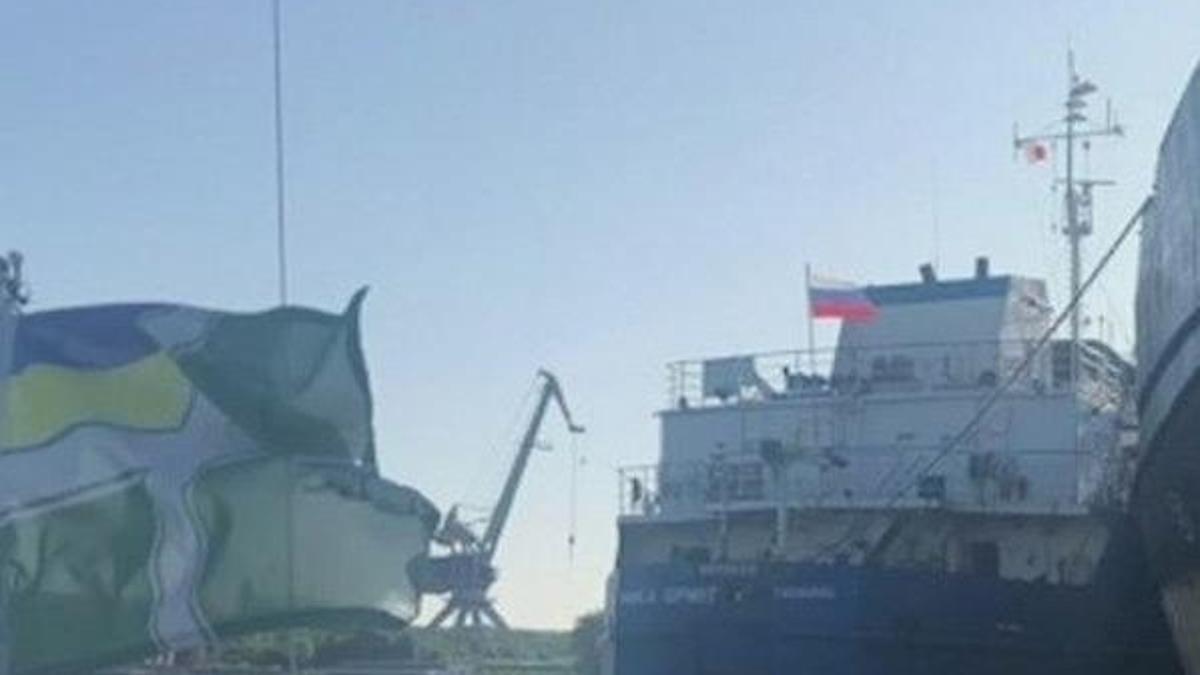 Ukrayna, Rus gemisine ‘resmi olarak’ el koydu