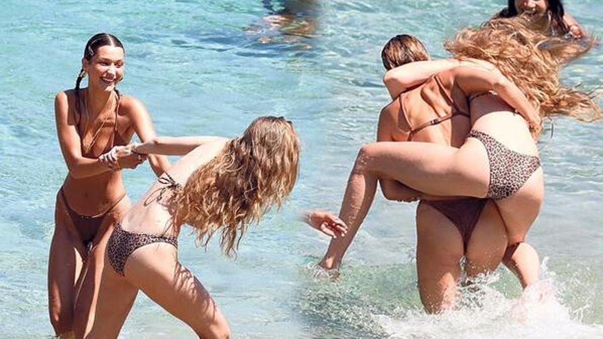 Model güreşi böyle olur