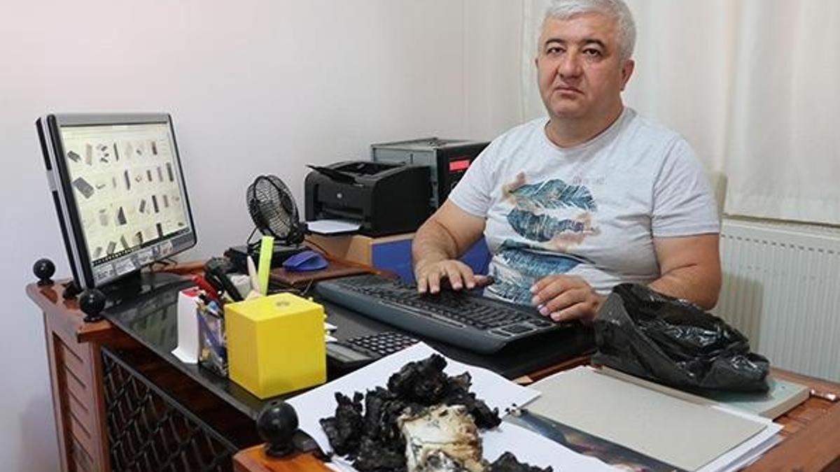 Taşınabilir şarj cihazı bomba gibi patladı
