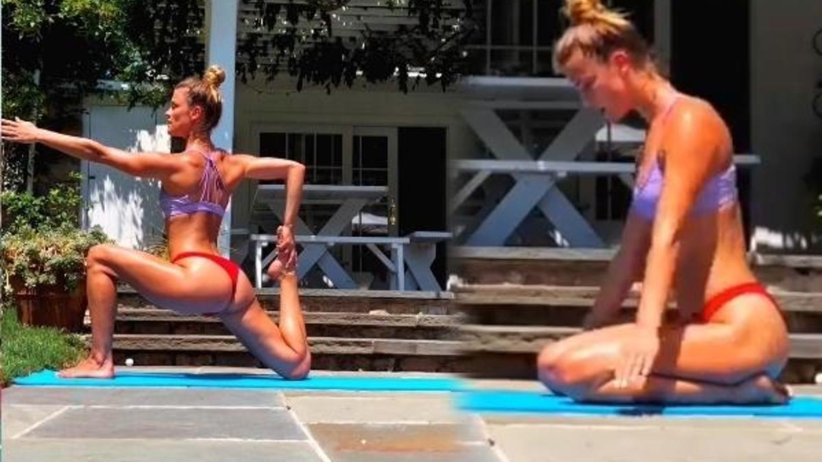 Yoga videosu olay oldu