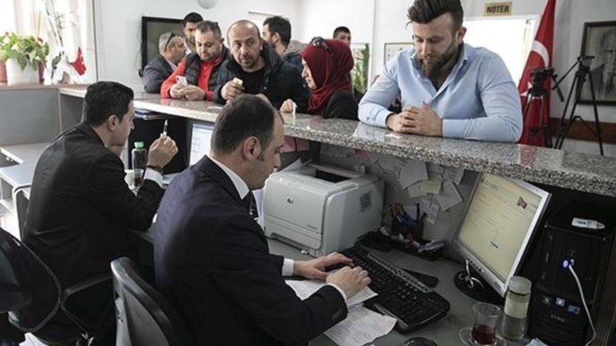 Nöbetçi noterlerden 190 bini aşkın işlem
