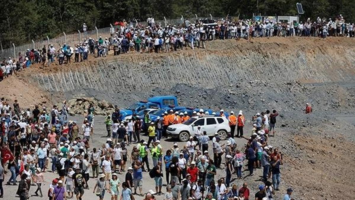 Çevreciler Kazdağları’nda maden arama faaliyetlerine tepki gösterdi