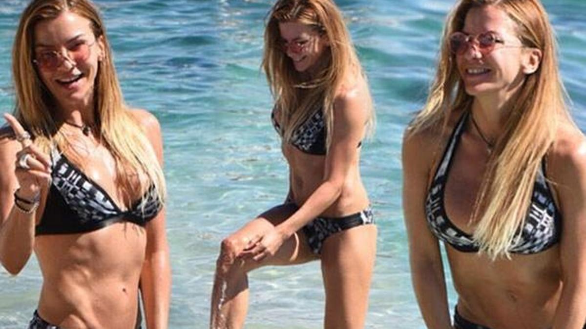 Ivana Sert'in oğlu tek başına jet-ski kullandı