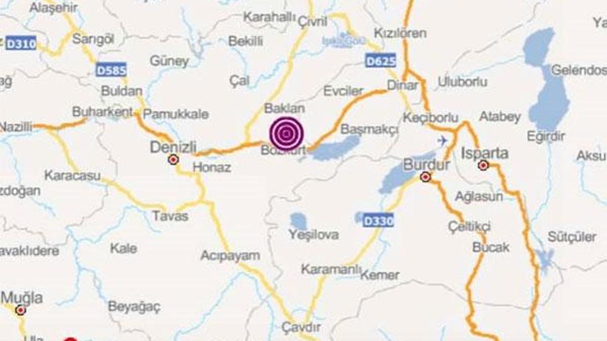 Denizli'de şiddetli deprem! Birçok ilde hissedildi