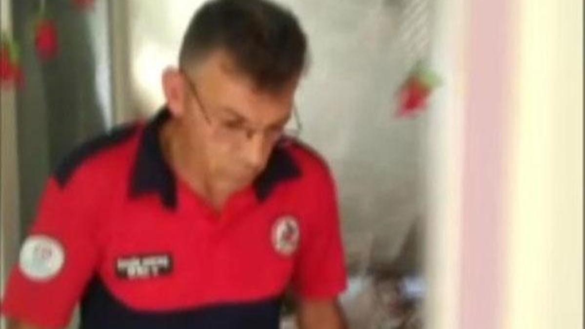 Denizli'de çökme ihbarına gitti şaşkına döndü