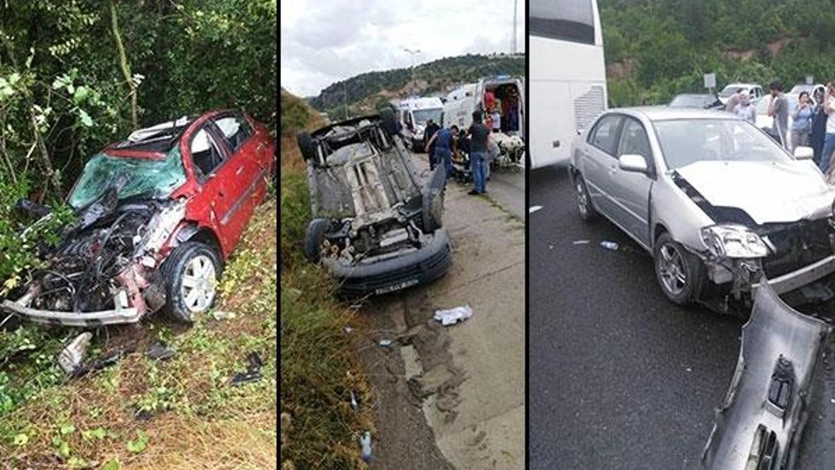 Karabük'te trafik kazaları: 9 yaralı
