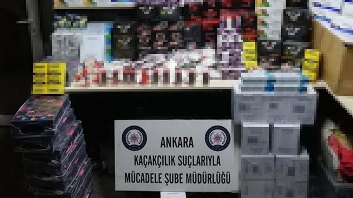 Ankara'da kaçakçılık operasyonu!