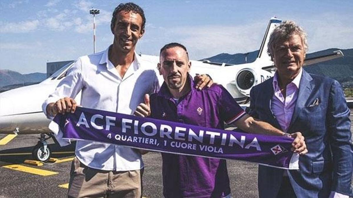 Ribery resmen Fiorentina'da