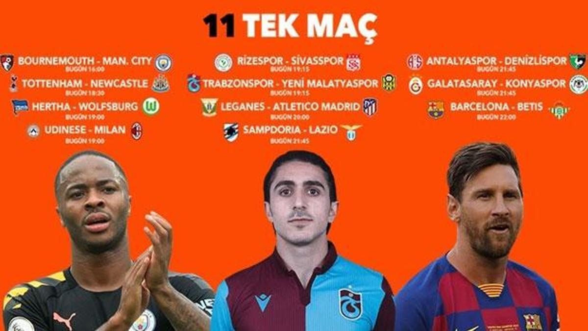 6 saat içinde 11 tek maç fırsatı!
