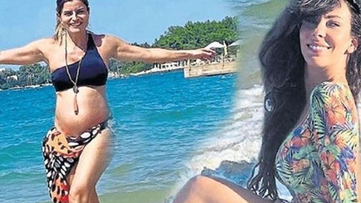 Ece Vahapoğlu plajda fenalaştı