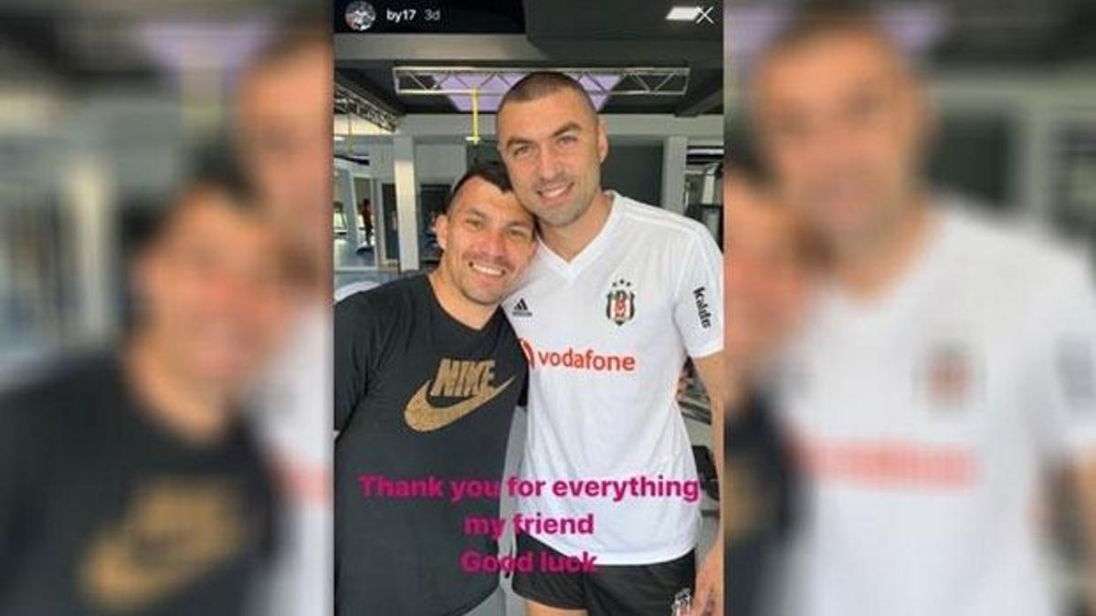 Gary Medel Beşiktaş'a veda etti!