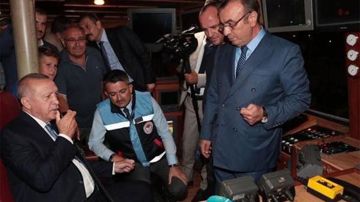 Cumhurbaşkanı Erdoğan telsizden balıkçılara seslendi