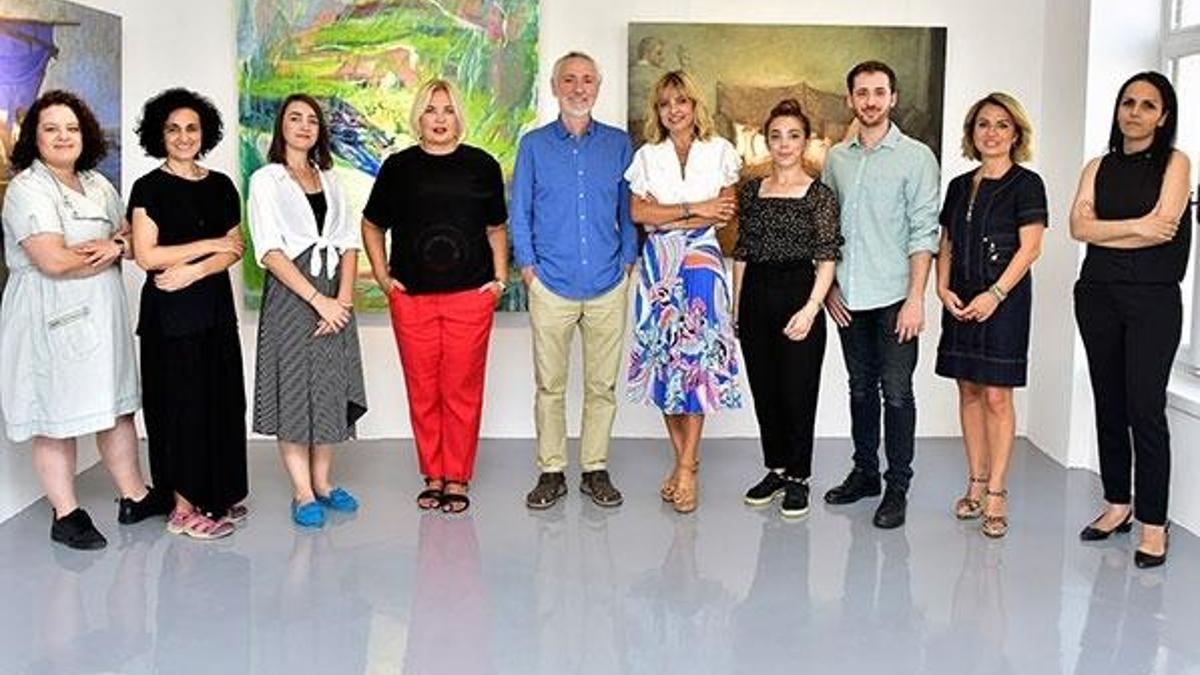 Sanatseverlerle buluştular!