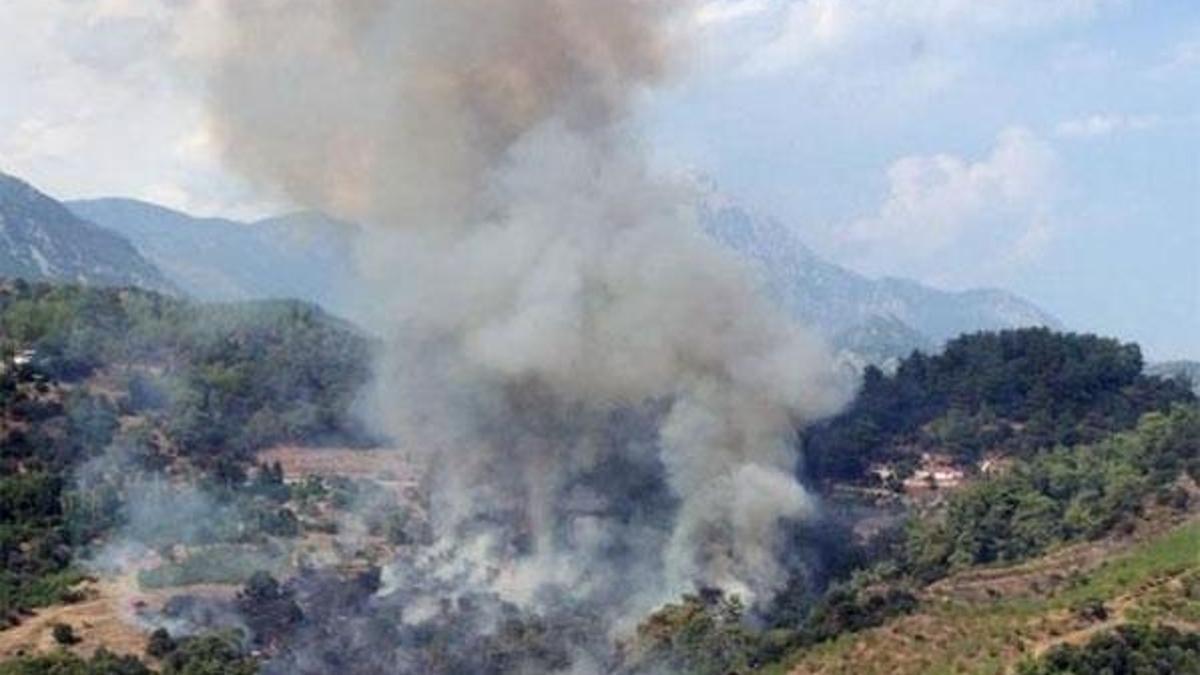 Antalya'da orman yangını