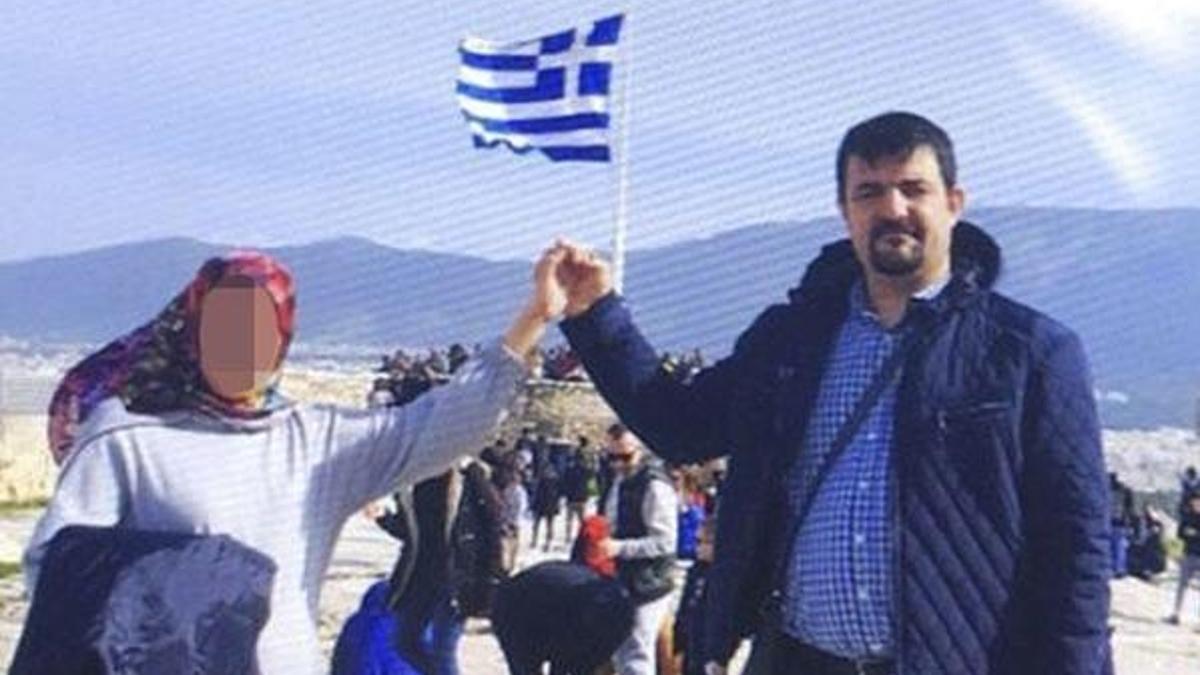 Yunanistan’a kaçtı! Fotoğraf çektirip bakın neler yazdı…