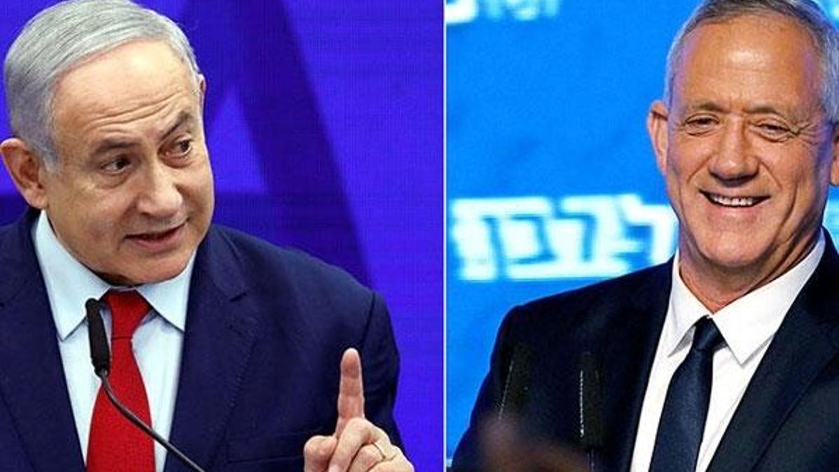 İsrail'de sürpriz gelişme! Netanyahu rakibine çağrı yaptı