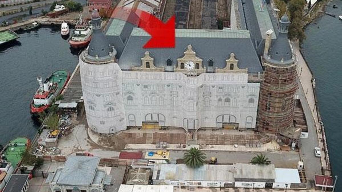 Haydarpaşa'da heyecanlandıran görüntü