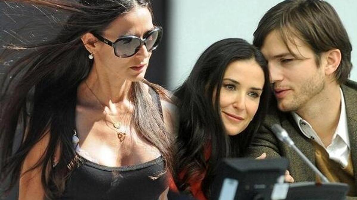 Demi Moore'un eski eşinden 'üçlü cinsel ilişki' iddialarına yanıt