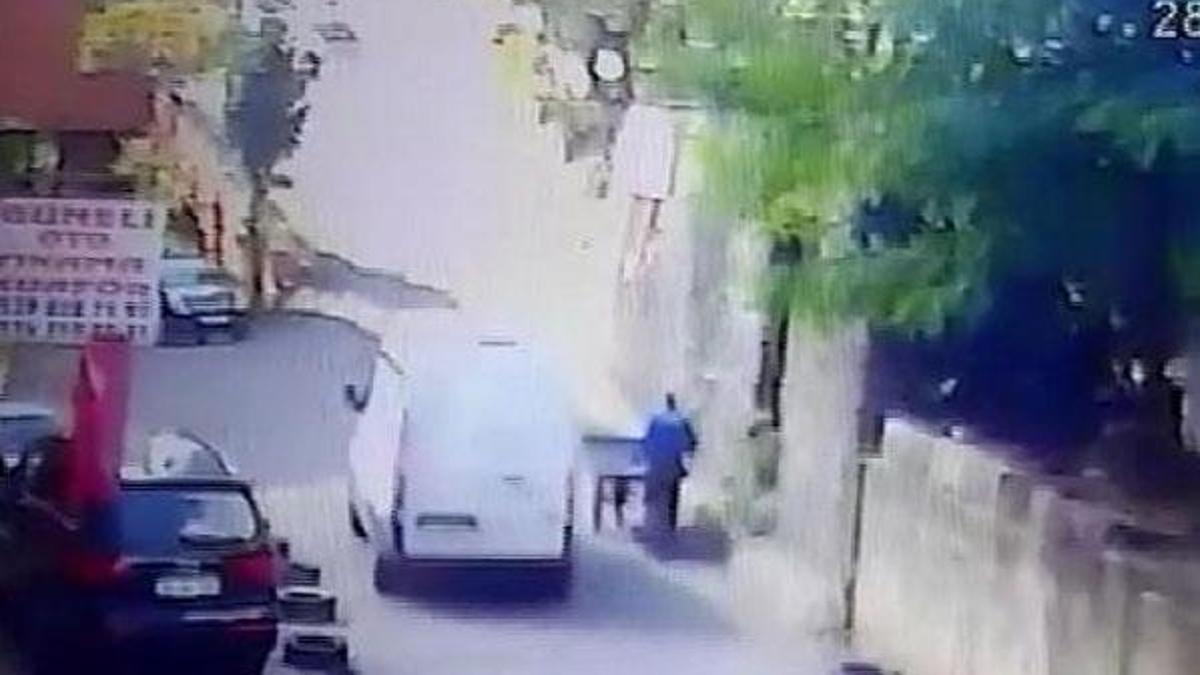 Hurdacının feci ölümü kamerada