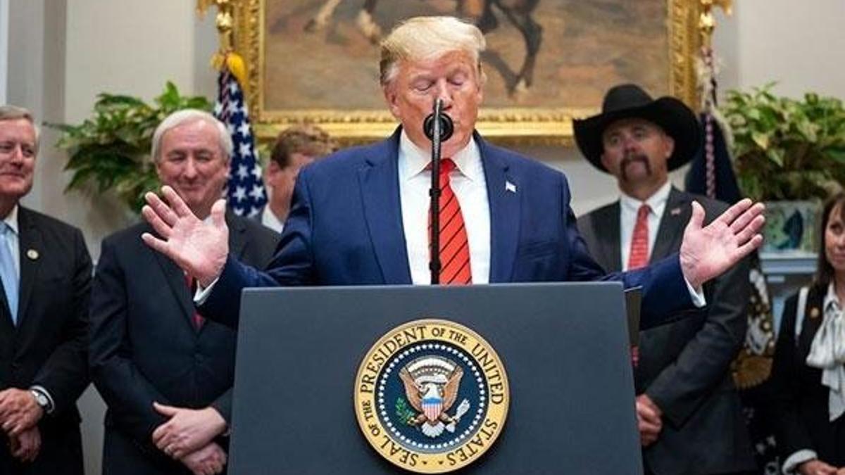 Sosyal medyada Trump'ı etiketleyerek paylaşıyorlar!