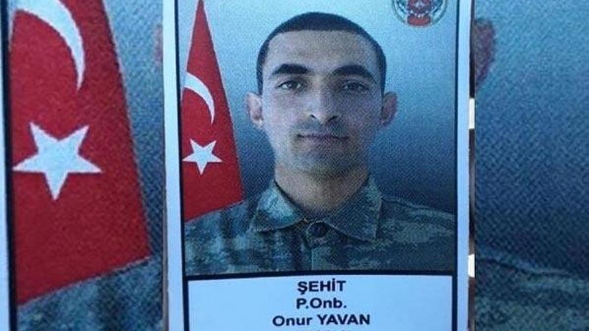Nöbet sırasında, yıldırım düşmesi sonucu bir asker şehit oldu