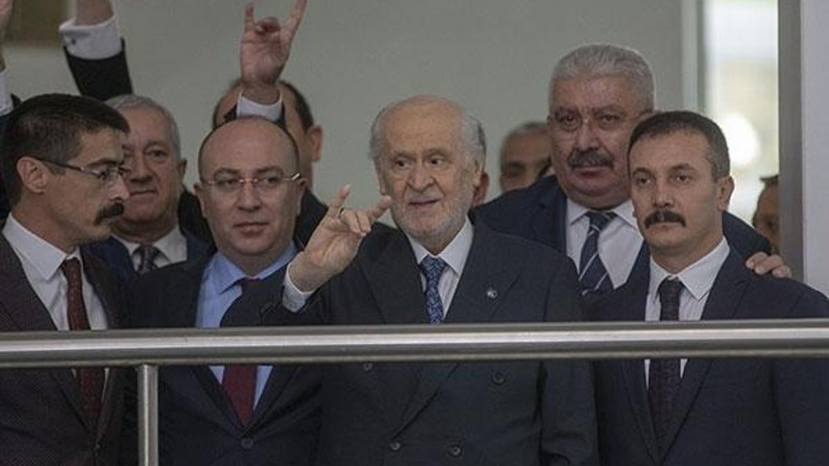 MHP Lideri Devlet Bahçeli, MHP Genel Merkezi'nde!