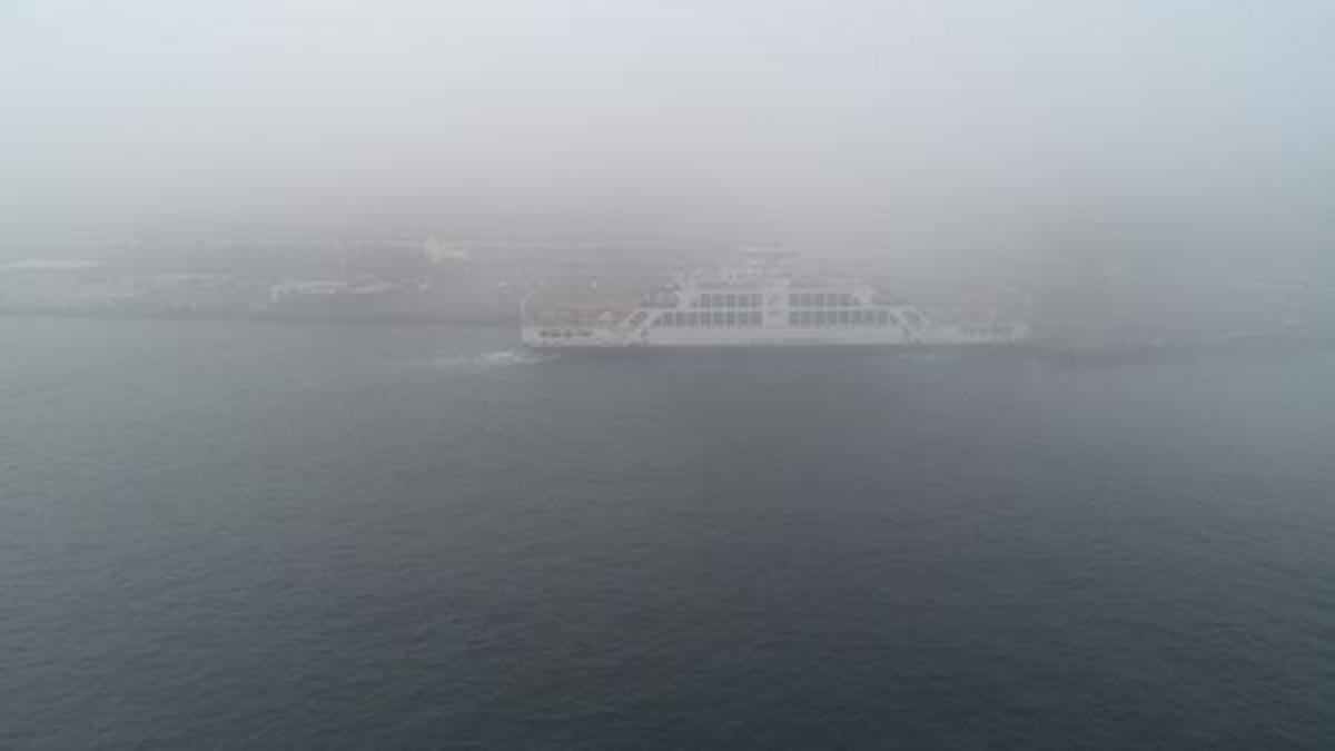 İstanbul'da deniz ulaşımına sis engeli! İptal edildi...