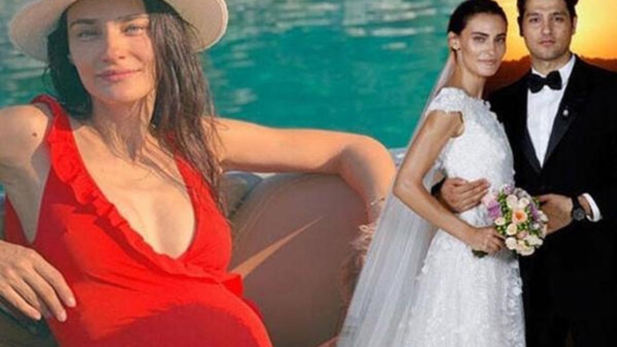 Saadet Işıl Aksoy'dan hamile pozu