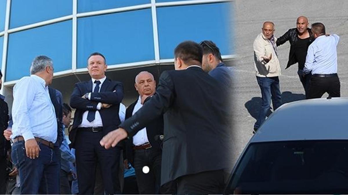 Basın toplantısını silahla bastılar!
