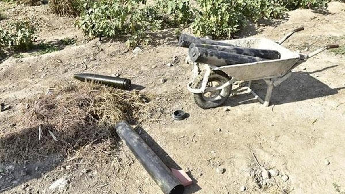 Rasulayn'da ele geçirilen roketler etkisiz hale getirildi